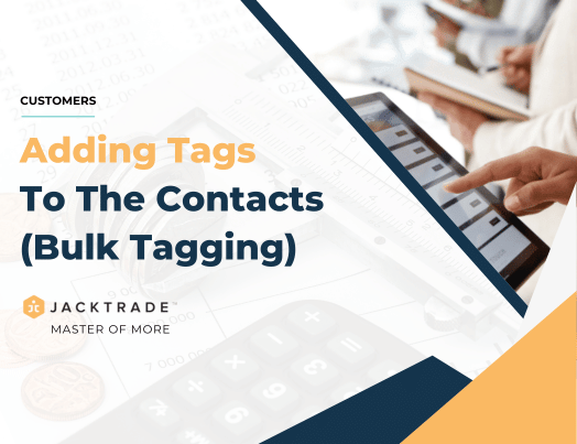 Adding Tags To The Contacts (Bulk Tagging)