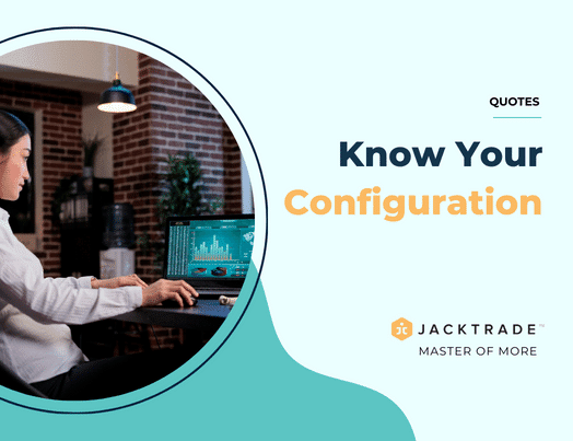 Know Your Configuration