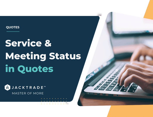 Service and Meeting Status in Quotes