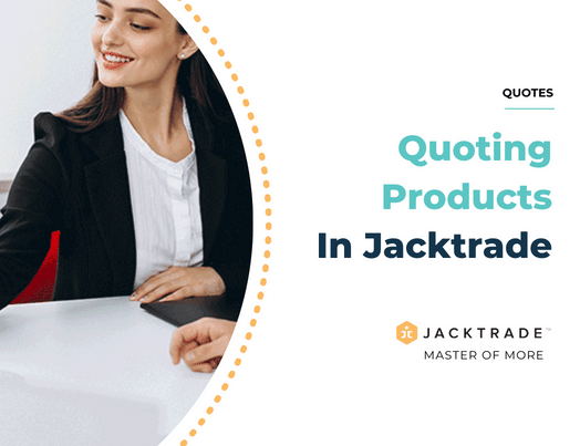 Quoting Products in Jacktrade