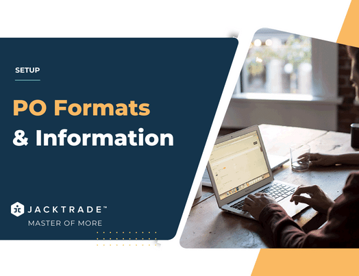 PO Formats and Information