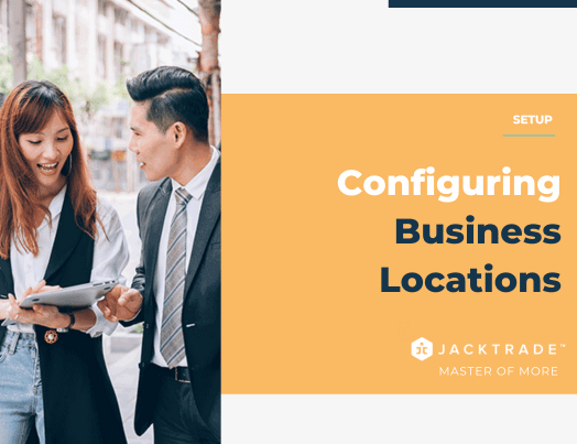 Configuring Business Locations