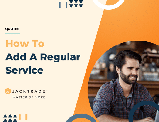 How To Add A Regular Service