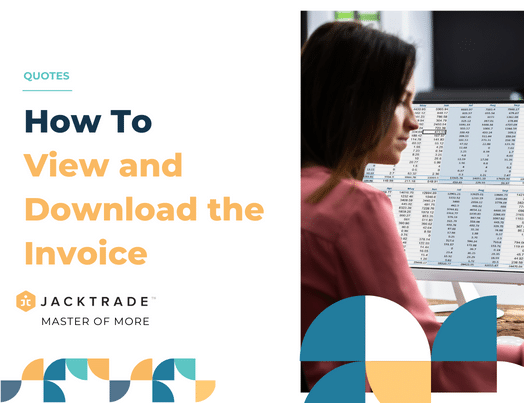 How To View and Download the Invoice