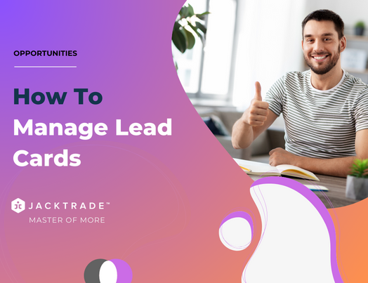 How To Manage Lead Cards