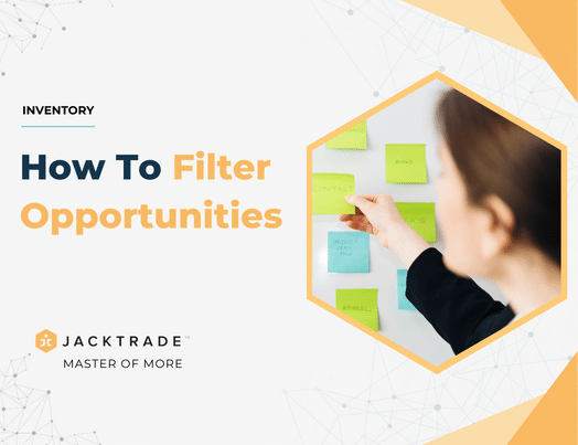 How To Filter Opportunities